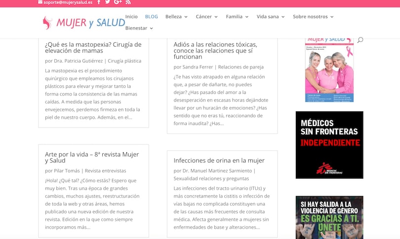 Mejores blogs de salud: Los 9 mejores blogs de salud en España