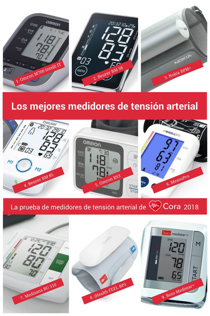 Los mejores medidores de tensión arterial