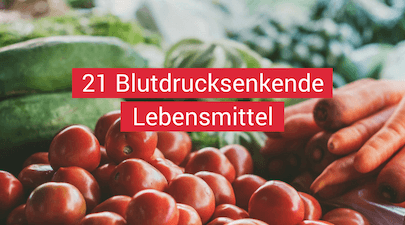 Blutdrucksenkende Lebensmittel - Titelbild